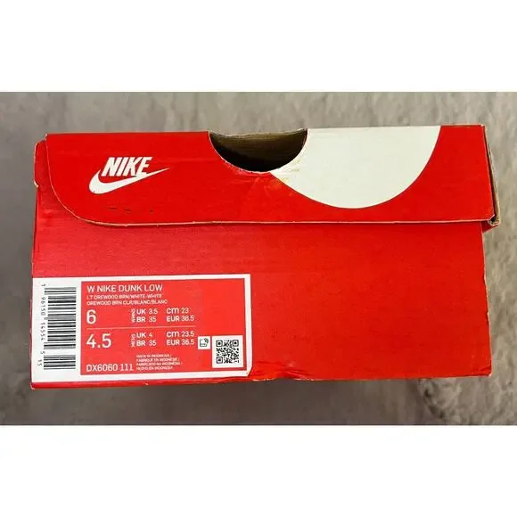 Nike Low Dunk Light Orewood Brown Gold Bling (Women's 7) - Authentic & Brand New - Picture 13 of 13